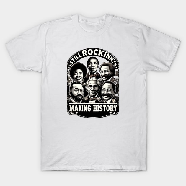 Black History Month Leaders Shirt Men Women Boys Girls T-Shirt T-Shirt by Mapd